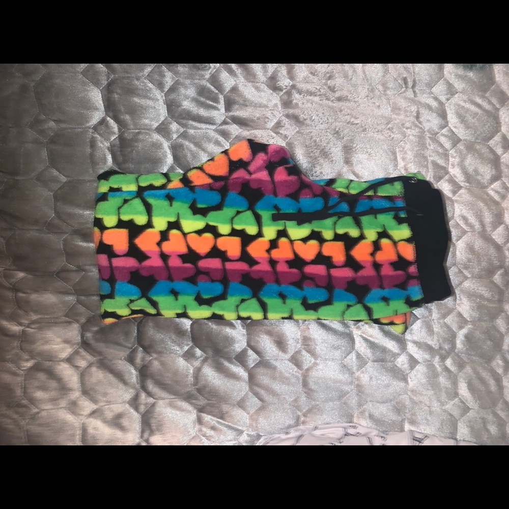 🌹Fuzzy heart lounge pants